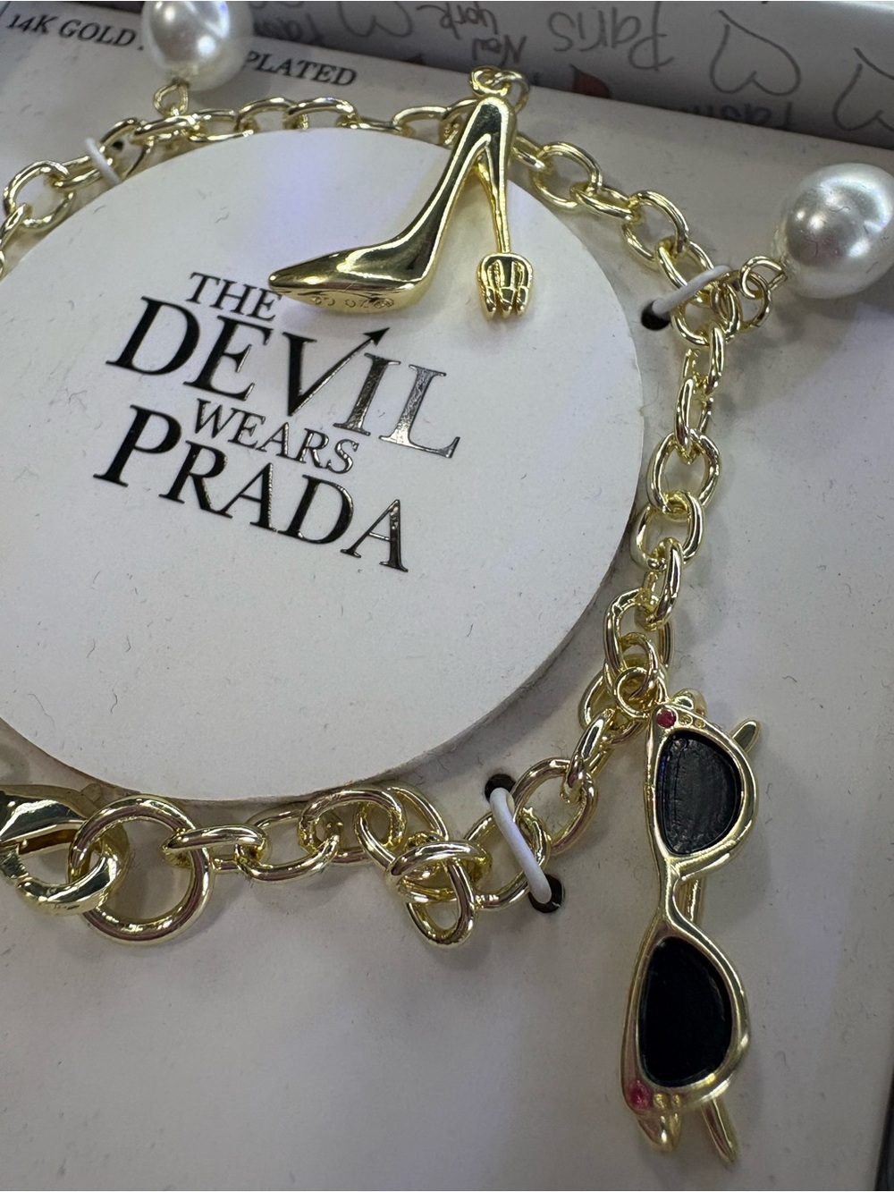The Devil Wears Prada Bundle Charm Bracelet & Tee Shirt - Picture 3 of 12